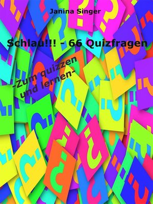 cover image of Schlau!!! 66 Quizfragen
